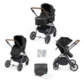 Ickle Bubba Cosmo 6 Piece Pram - Black