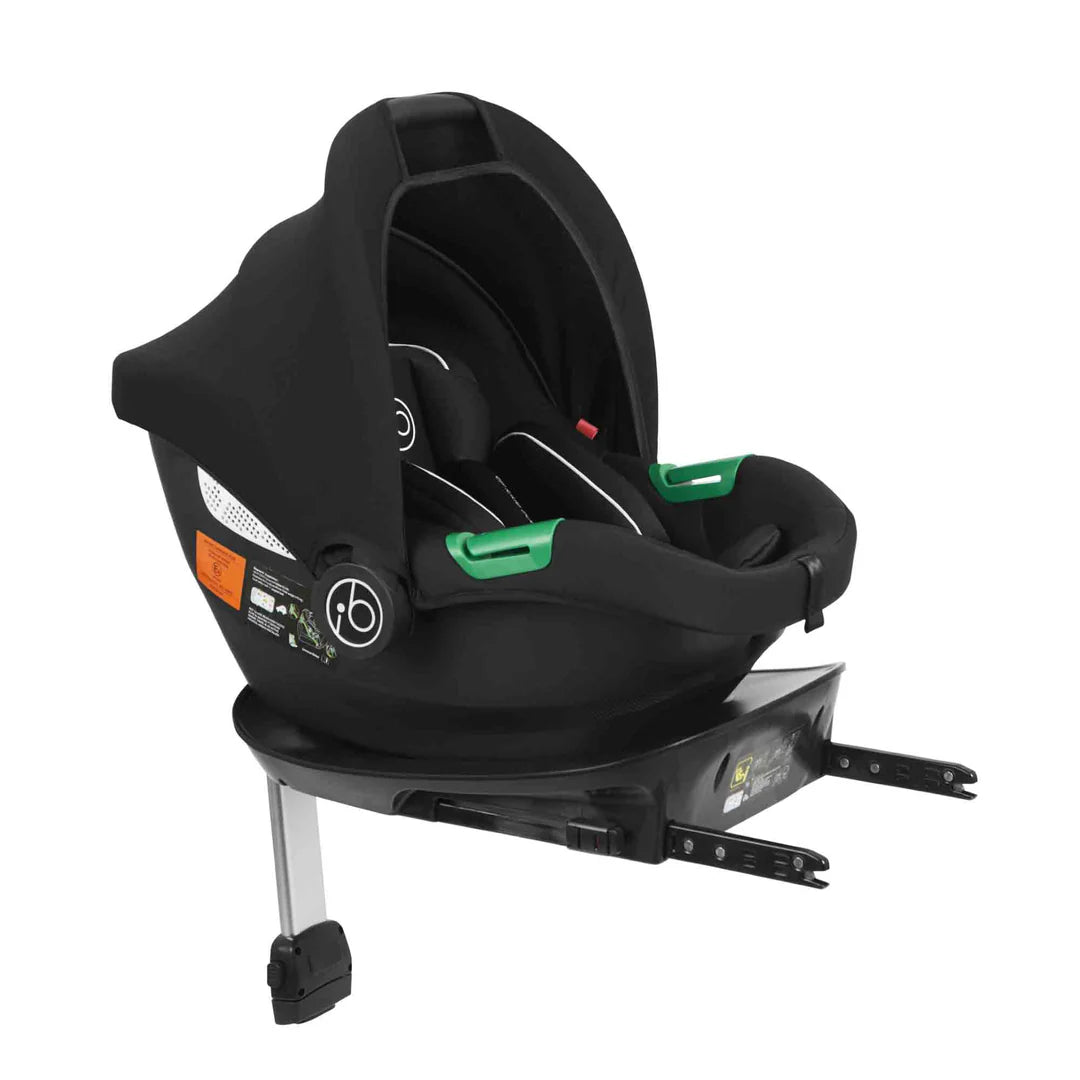 Ickle Bubba Stomp Luxe 14 Piece Travel System & Home Bundle Inc Cirrus Car Seat + Isofix Base - Woodland/Bronze/Tan