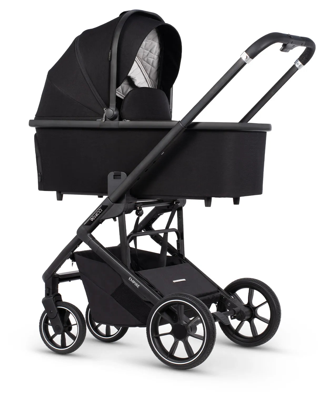 EX DISPLAY Venicci Empire Pram + Pushchair - Ultra Black