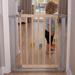 Clippasafe Extendable Swing Shut Gate 73 - 96cm - Natural