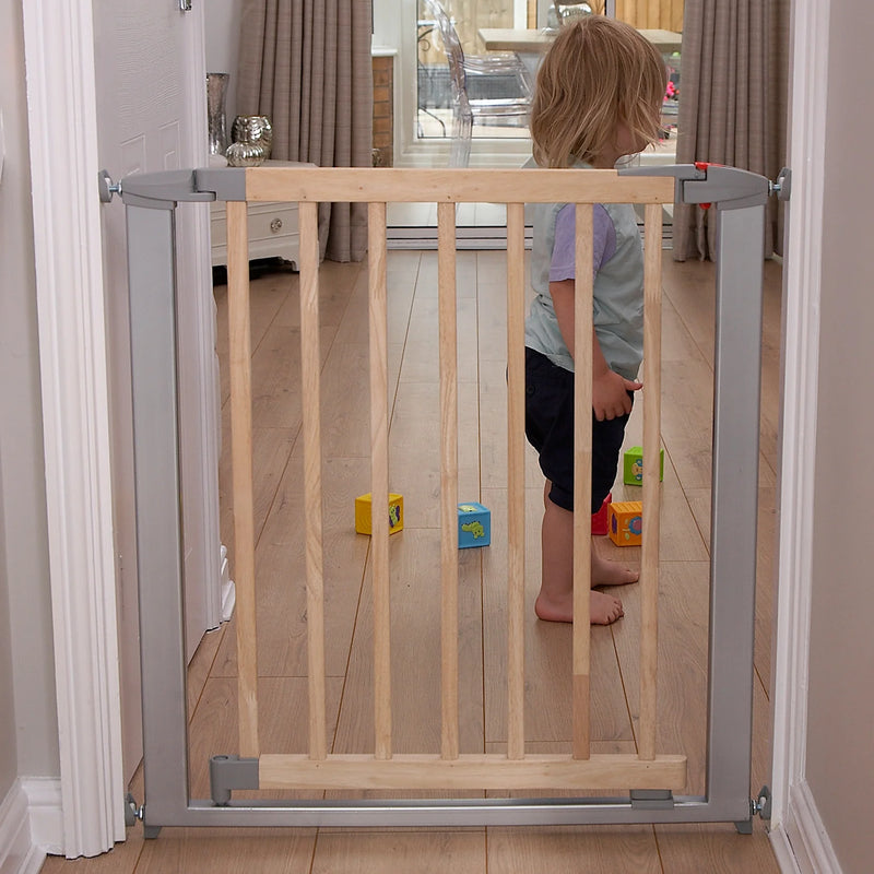 Clippasafe Extendable Swing Shut Gate 73 - 96cm - Natural