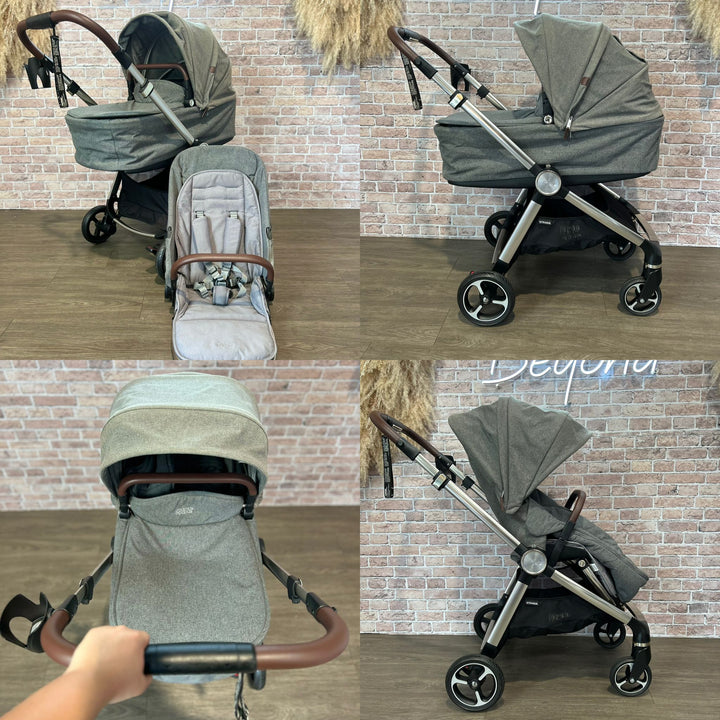 PRE LOVED Mamas & Papas Strada 4-Piece Starter Bundle - Grey Mist