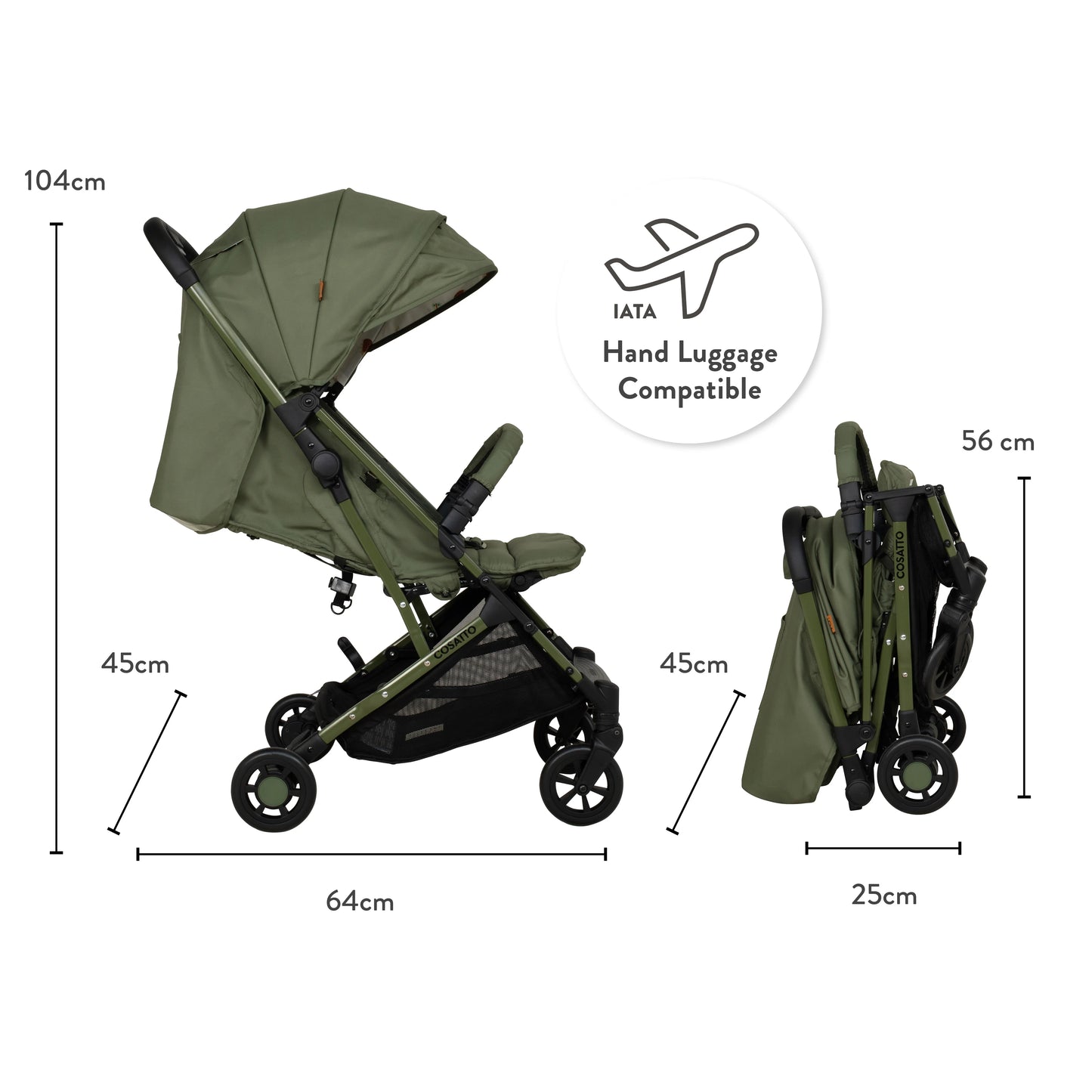 Cosatto Yo! Compact Stroller - Hoglet