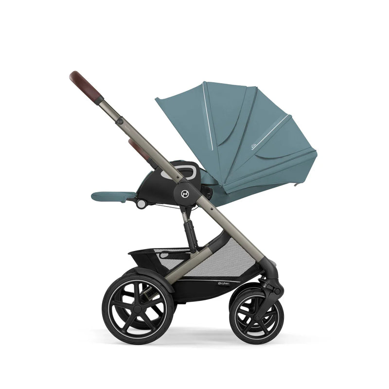 Cybex Talos S Lux 10-Piece Cloud G Travel System Bundle - Stormy Blue