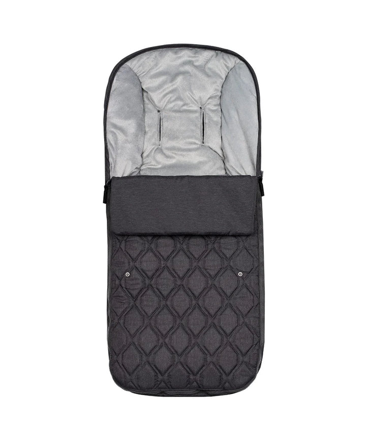 Venicci Tinum Edge, Cabriofix Isize + Isofix Base, Oyster Wiggle Crib + Kinderkraft Lumi2 Swing Bundle - Charcoal Dark Grey