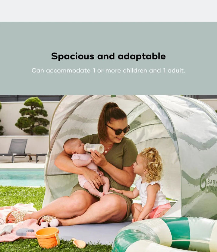 Babymoov Moov & Protect Anti UV Cooling Tent 50+ UPF - Green Lagoon