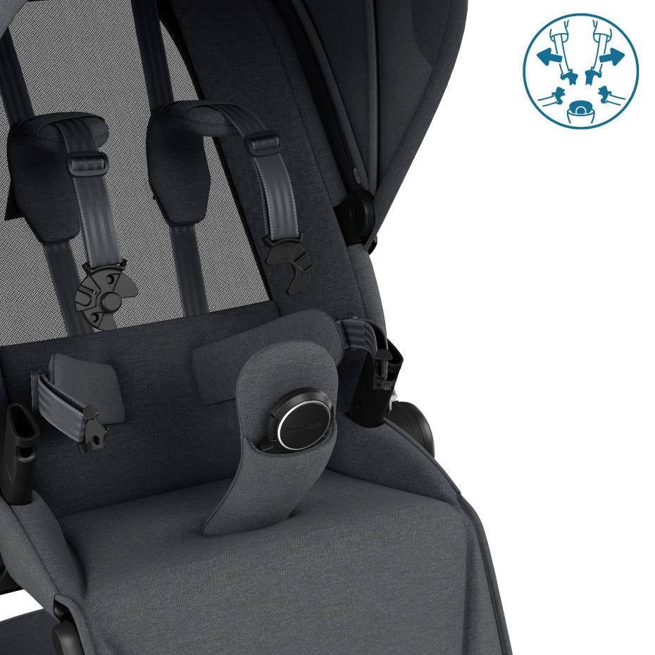 Maxi-Cosi Fame Pushchair - Twillic Graphite/Brown