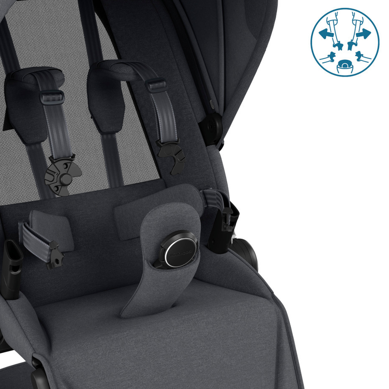 Maxi-Cosi Fame Pushchair - Twillic Graphite/Brown