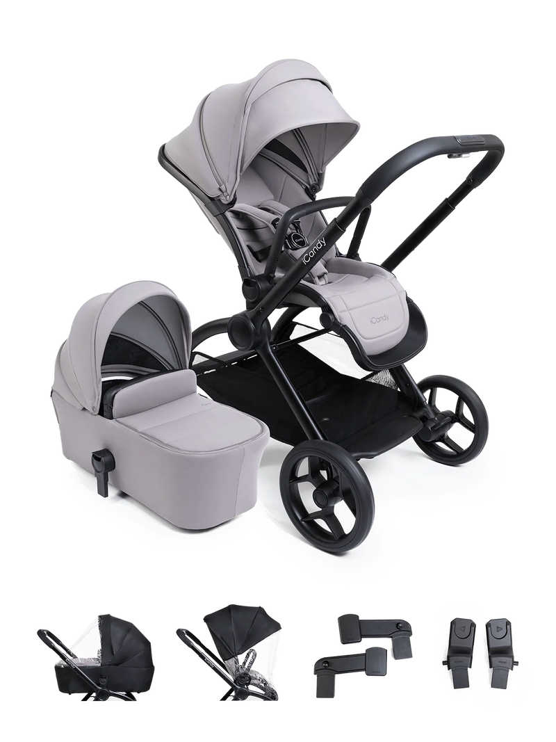 iCandy Core2 Pushchair & Carrycot - Storm Grey