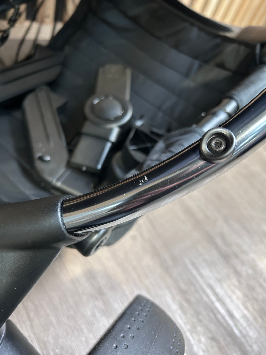 PRE LOVED iCandy Peach 6 Travel System - Navy Twill