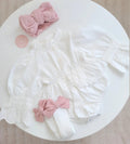 Nunubebe Anna Bundle - Romper, Socks & Hairband Set