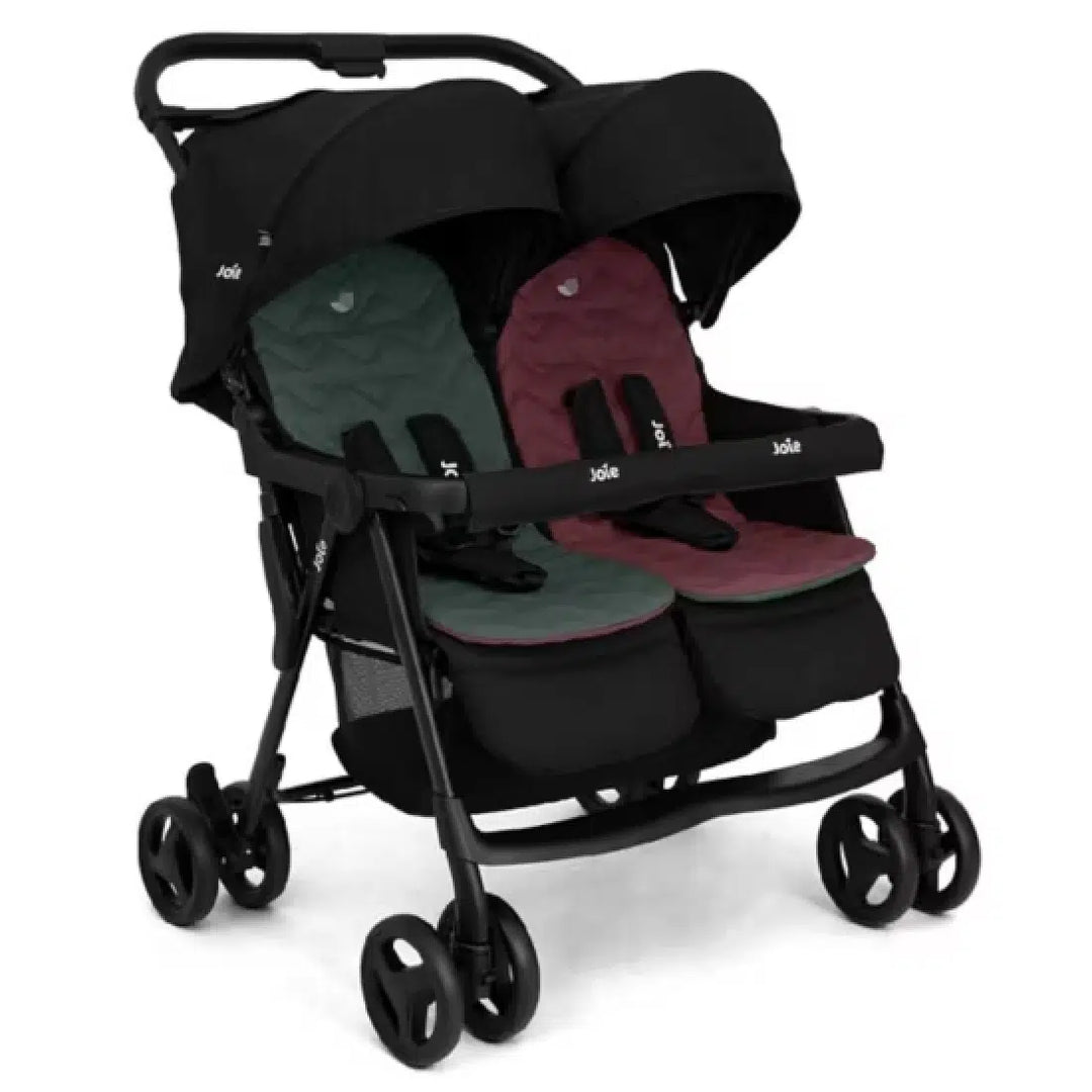 Joie Aire Twin Stroller – Shale – Bambinosandbeyond