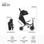 SmarTrike Wonder Max Stroller Trike - Jet Black