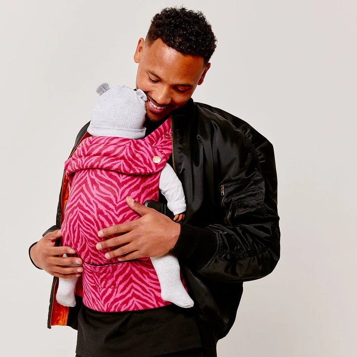 Bizzi Growin Nomad Air Animal Print Baby Carrier – Flaming Zebrano
