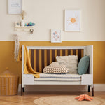 Tutti Bambini Fuori Mini 2 Piece Nursery Furniture Set – Warm Walnut/White Sand COLLECTION OR LOCAL DELIVERY ONLY