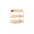 CuddleCo Aria Rattan Changing Table - Natural