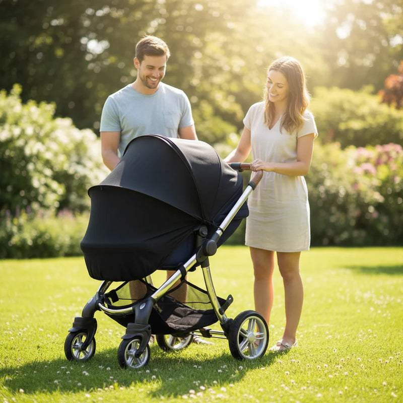The Blinky Company Trip Pushchair & Car Seat Sunshade - Black