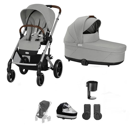 Cybex Balios S Lux Essential Bundle - Stone Grey