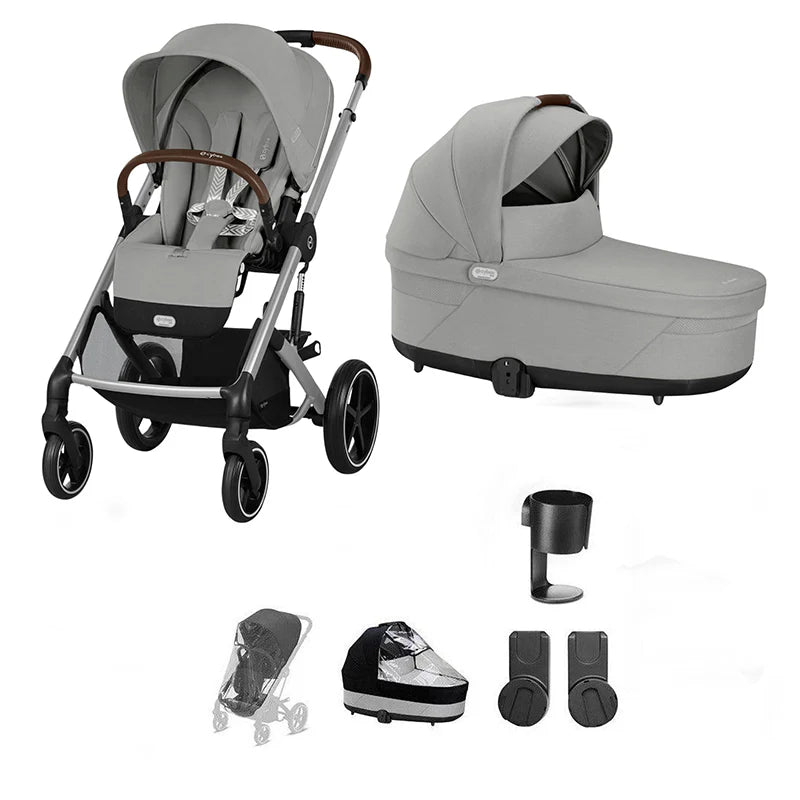 Cybex Balios S Lux Essential Bundle - Stone Grey