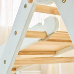 Tutti Bambini Scala Montessori 3 In 1 Pikler Climbing Frame With Climbing Wall - Sea Mist