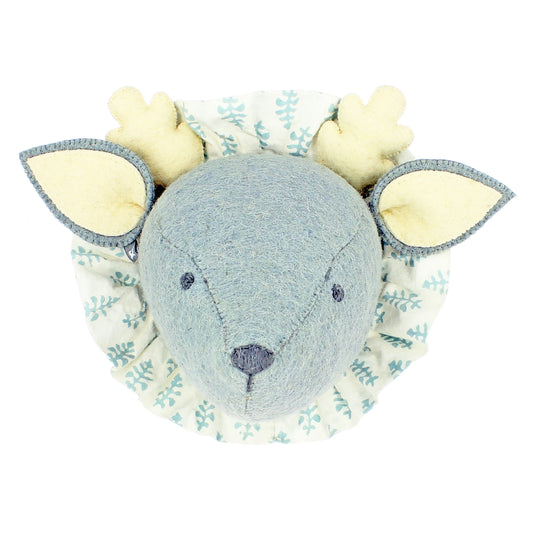 Fiona Walker Baby Deer with Vintage Ruff Head Mini - Blue