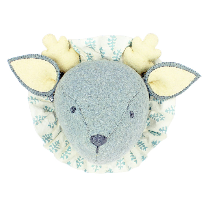 Fiona Walker Baby Deer with Vintage Ruff Head Mini - Blue