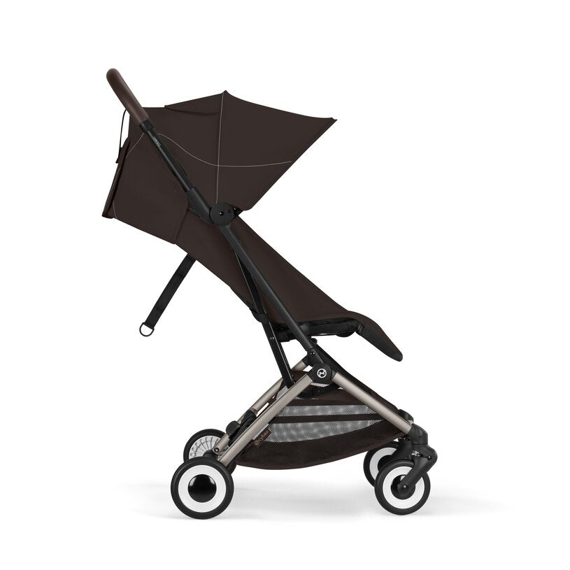 Cybex Orfeo Compact Travel Stroller - Chocolate Brown (2026 Model)