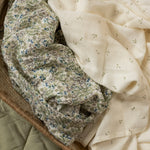 Avery Row Extra Large Organic Baby Muslins, Set of 2 - Riverbank/Nettle Scatter
