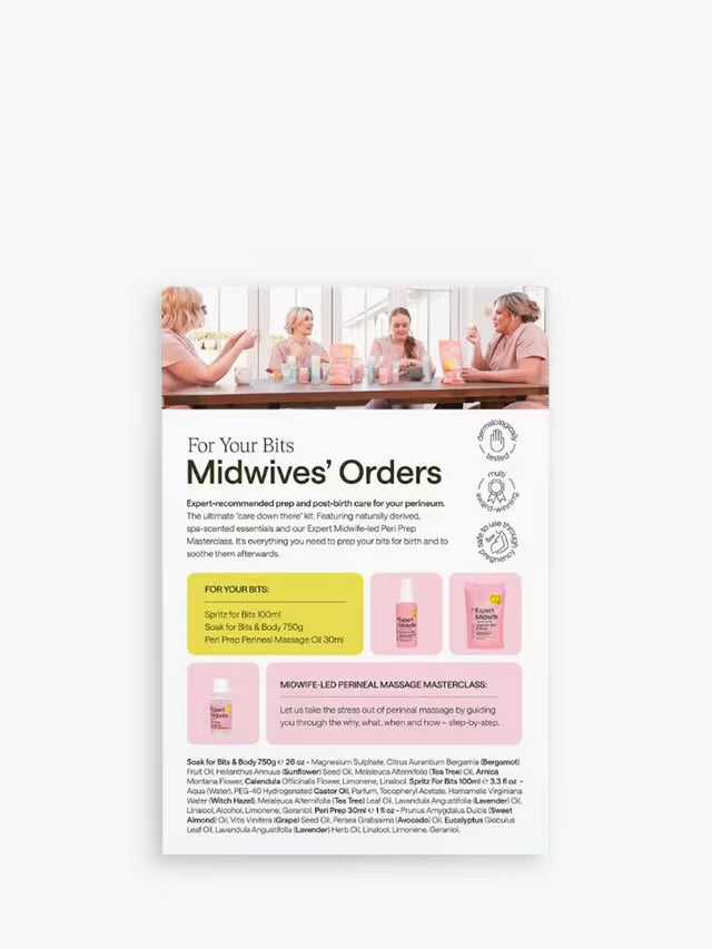 My Expert Midwife For Your Bits Gift Set