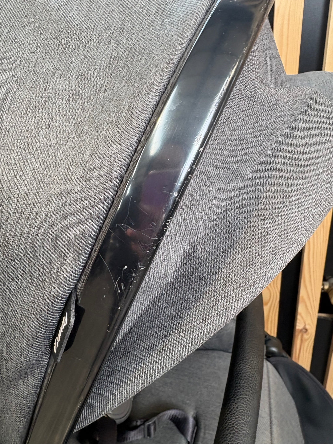 PRE LOVED iCandy Peach 6 Pushchair w/ Cybex Cloud T Car Seat - Grey Twill