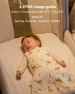 Momcozy Baby Sleeping Bag 1.5 TOG - Giraffe