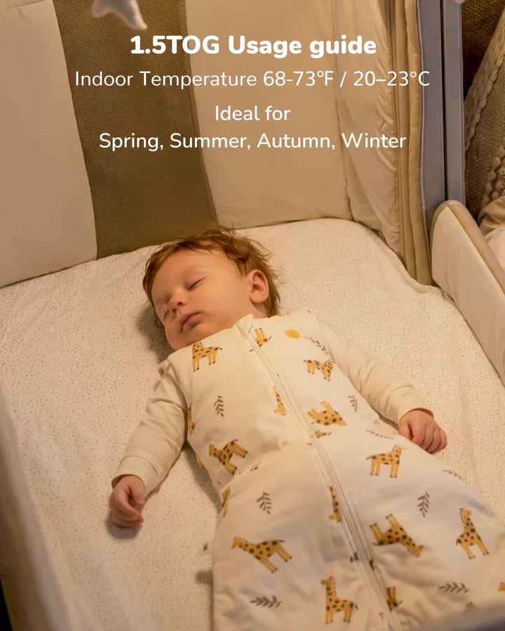 Momcozy Baby Sleeping Bag 1.5 TOG - Giraffe