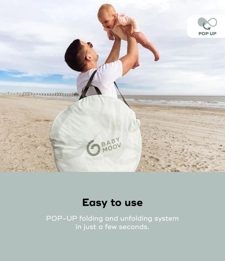 Babymoov Moov & Protect Anti UV Cooling Tent 50+ UPF - Green Lagoon