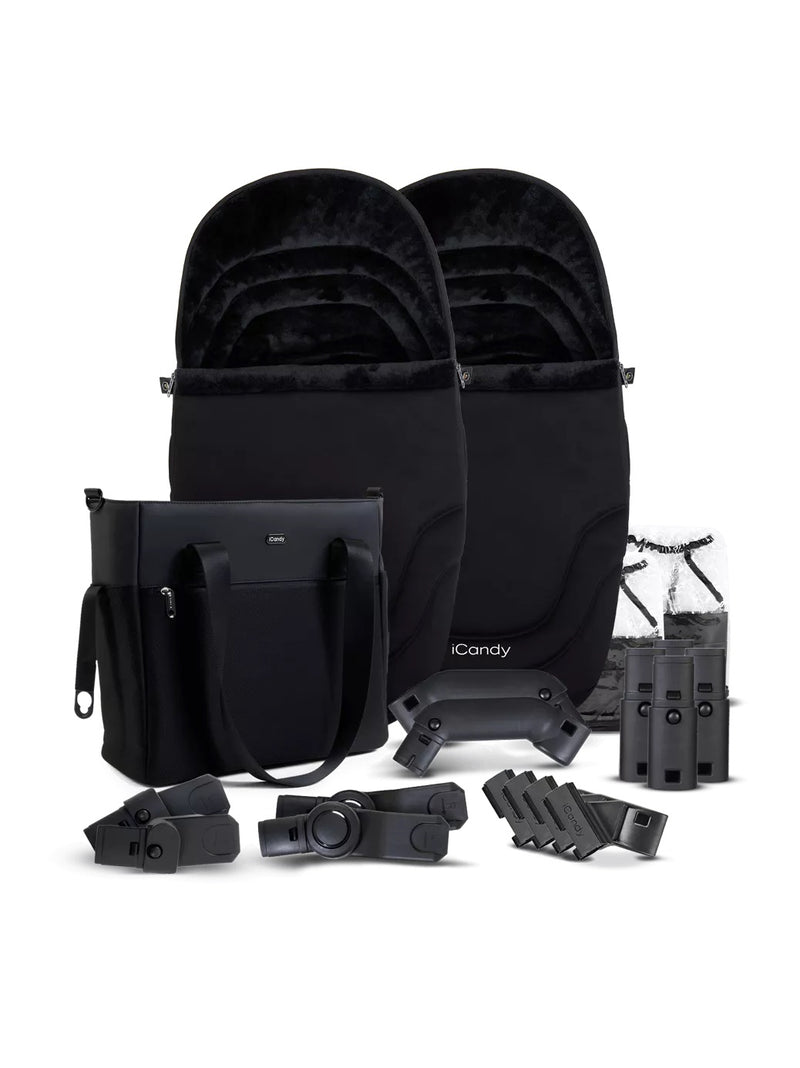 iCandy Orange 4 Twin Pushchair - Black Edition