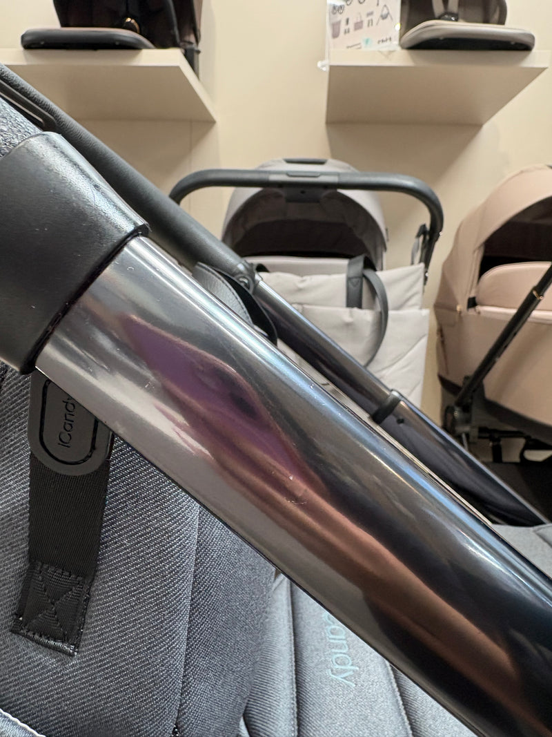 PRE LOVED iCandy Peach 7 Pram, Pushchair + Accessories - Dark Grey