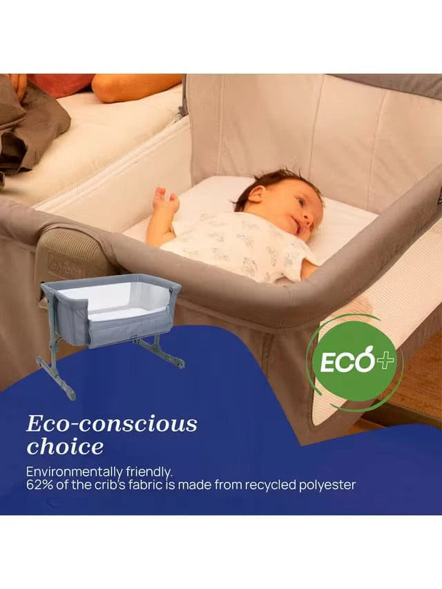 Chicco Next2Me Essential Bedside Crib - Stone