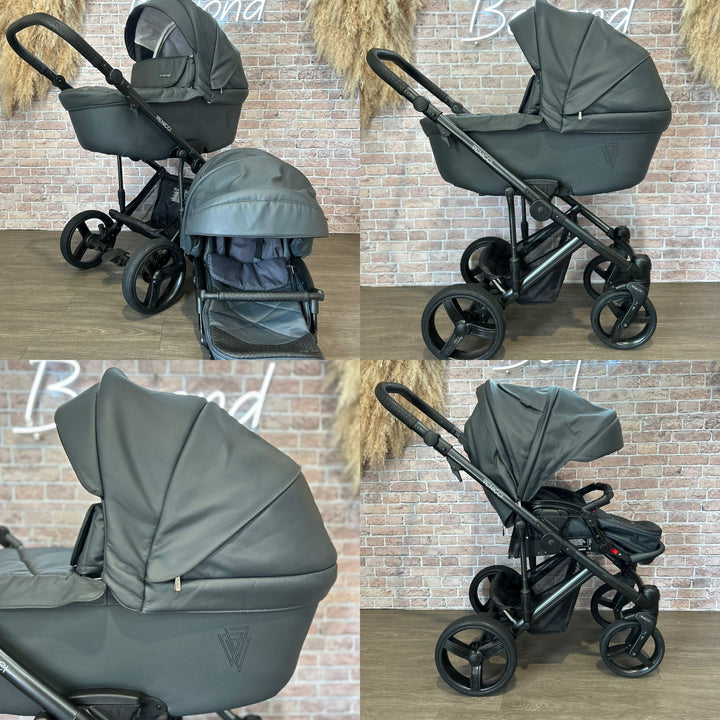 PRE LOVED Venicci Asti Lux Travel System - Leatherette Grey