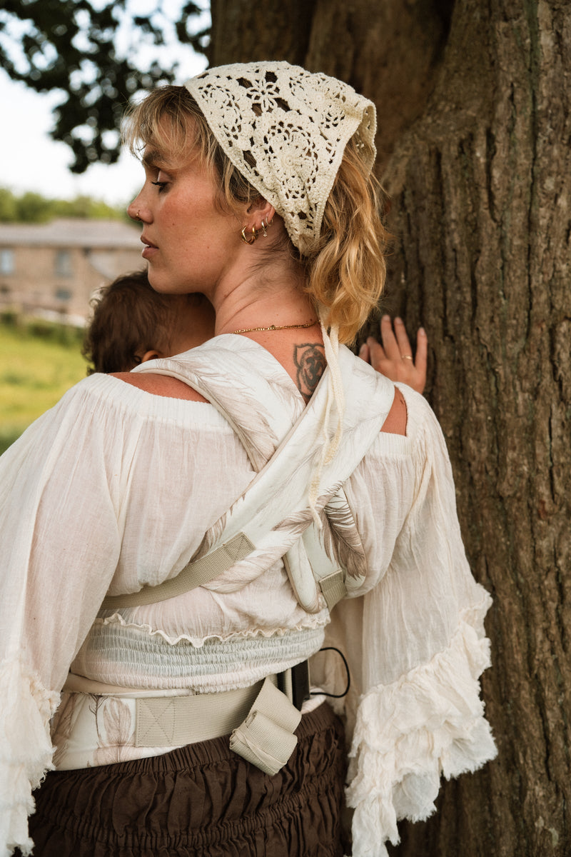 Bizzi Growin Nomad Pure Organic Baby Carrier - Feather Haze
