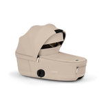 Cybex COŸA Comfort + Foldable Carrycot Matt Black - Cozy Beige (2026 Model)