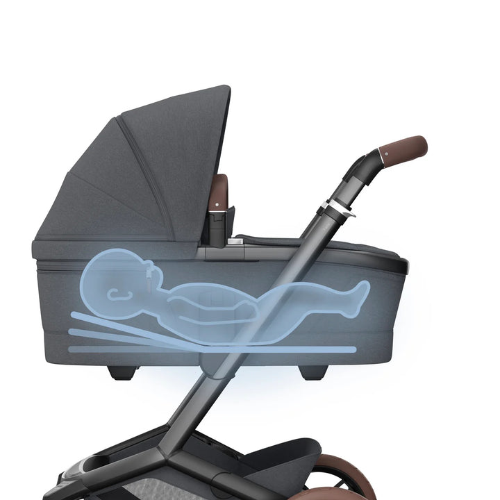 Maxi-Cosi Fame Pushchair & Carrycot- Twillic Graphite