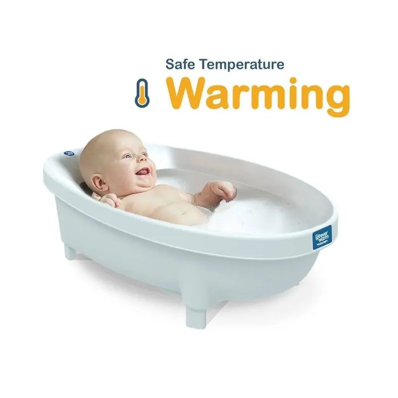 Aqua Forever Warm Warming Baby Bath - White