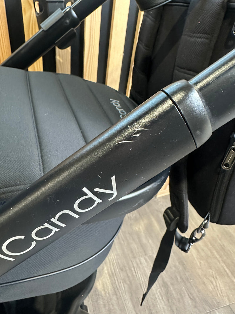 PRE LOVED iCandy Peach 7 Double Travel System - Jet/Black