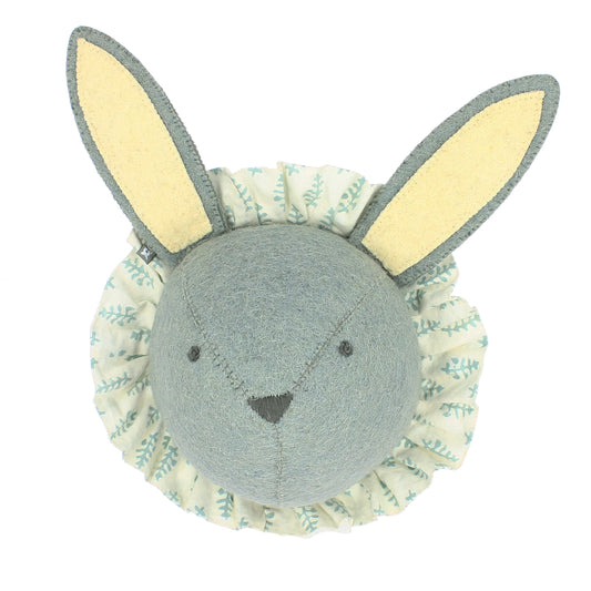 Fiona Walker Baby Rabbit with Vintage Ruff Head Mini - Blue
