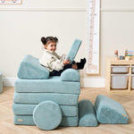 Tutti Bambini Playrama Montessori Kids Play Sofa - Ocean Stone