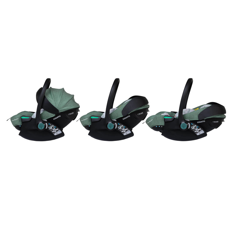 Cosatto Woosh City Recline Car Seat Bundle - Meadow