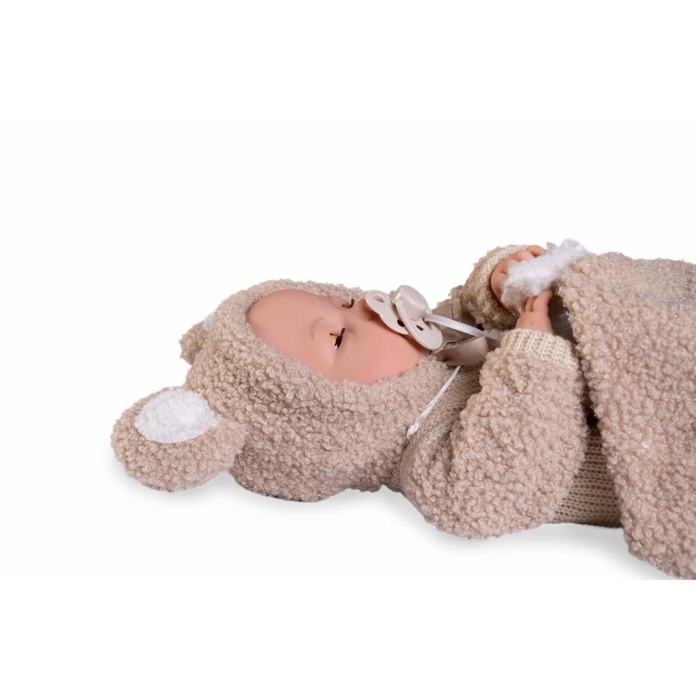 Roma Teddy Doll - Cries with Dummy 37cm