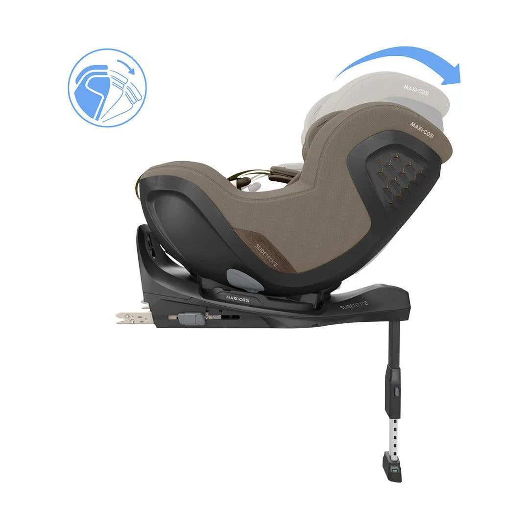 Maxi-Cosi Pearl Slide Pro Car Seat - Authentic Truffle