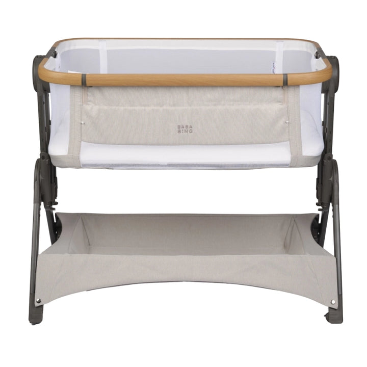 Bababing Nova Bedside Crib & Travel Cot - Neutral