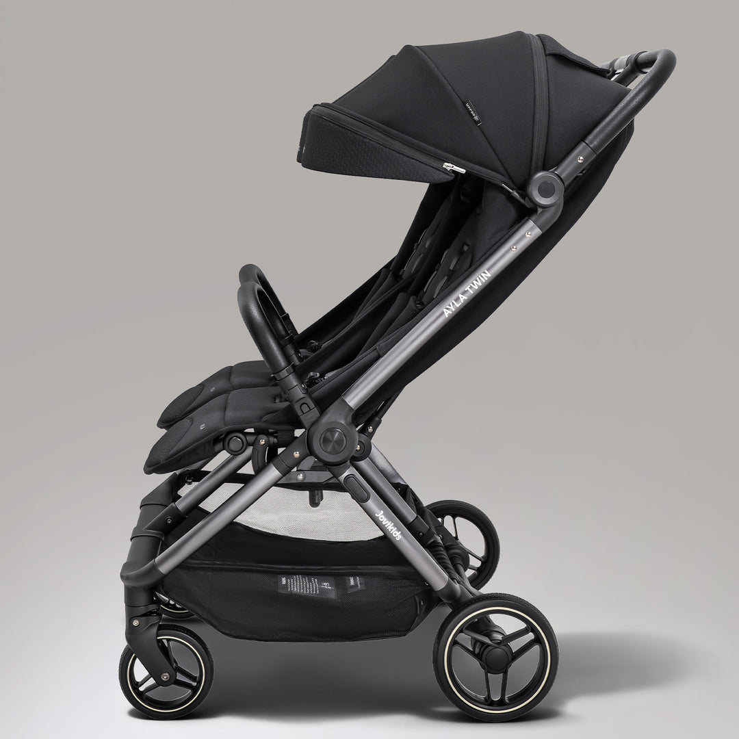 JoviKids Ayla Compact Twin Pushchair - Black