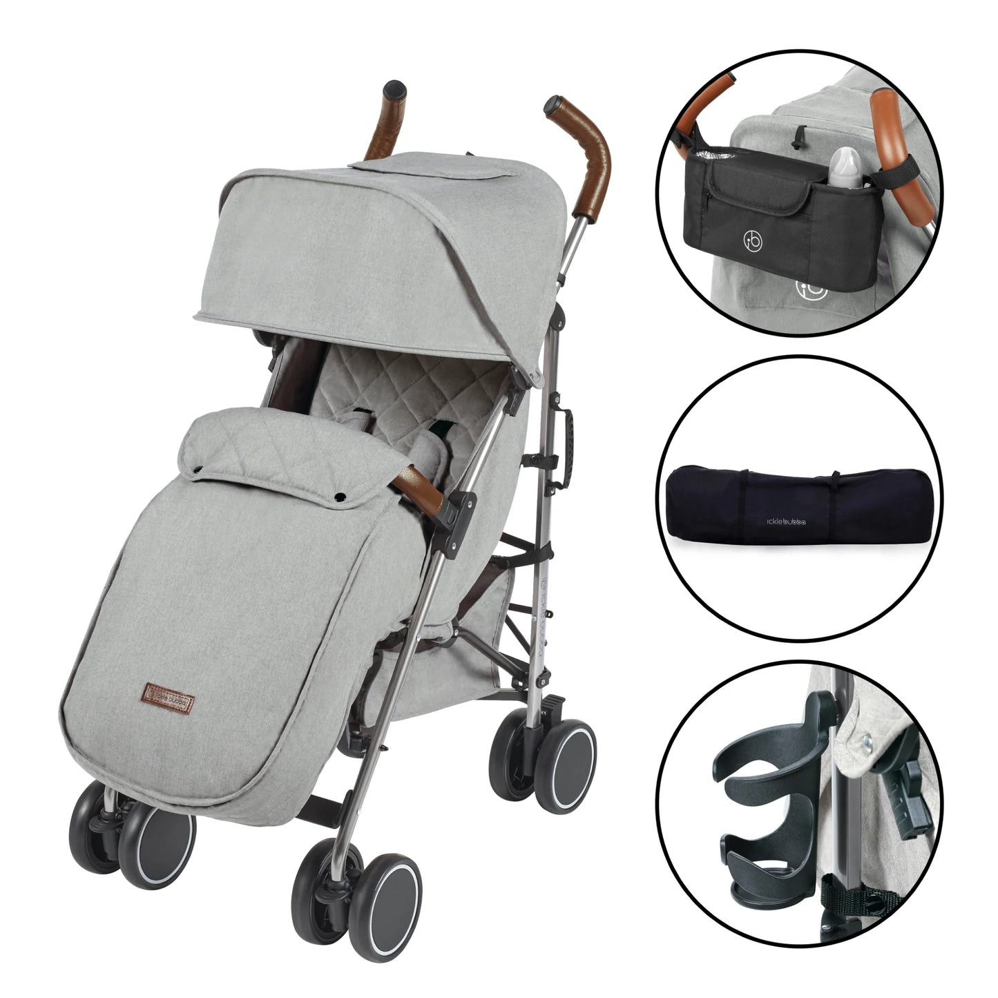 Ickle Bubba Discovery Stroller - Grey